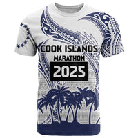 Cook Islands Marathon 2025-Pursuit in Paradise T Shirt Blue Color