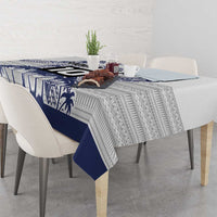 Cook Islands Marathon 2025-Pursuit in Paradise Tablecloth Blue Color LT03 - Polynesian Pride