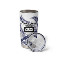 Cook Islands Marathon 2025-Pursuit in Paradise Tumbler Cup Blue Color LT03 - Polynesian Pride