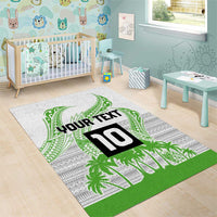 Cook Islands Marathon 2025-Pursuit in Paradise Area Rug Green Color