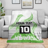 Cook Islands Marathon 2025-Pursuit in Paradise Blanket Green Color LT03 - Polynesian Pride