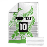 Cook Islands Marathon 2025-Pursuit in Paradise Blanket Green Color LT03 - Polynesian Pride