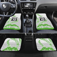 Cook Islands Marathon 2025-Pursuit in Paradise Car Mats Green Color LT03 Set 4pcs Green - Polynesian Pride