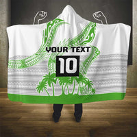 Cook Islands Marathon 2025-Pursuit in Paradise Hooded Blanket Green Color LT03 - Polynesian Pride
