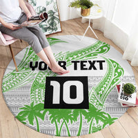 Cook Islands Marathon 2025-Pursuit in Paradise Round Carpet Green Color