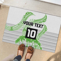 Cook Islands Marathon 2025-Pursuit in Paradise Rubber Doormat Green Color LT03 - Polynesian Pride