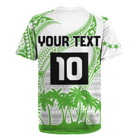 Cook Islands Marathon 2025-Pursuit in Paradise Rugby Jersey Green Color