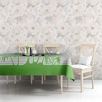 Cook Islands Marathon 2025-Pursuit in Paradise Tablecloth Green Color LT03 - Polynesian Pride