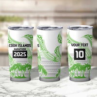 Cook Islands Marathon 2025-Pursuit in Paradise Tumbler Cup Green Color LT03 - Polynesian Pride