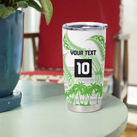 Cook Islands Marathon 2025-Pursuit in Paradise Tumbler Cup Green Color LT03 - Polynesian Pride