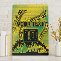 Cook Islands Marathon 2025-Pursuit in Paradise Canvas Wall Art Special Edition LT03 Without Frame Yellow-Green - Polynesian Pride