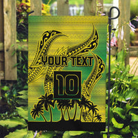 Cook Islands Marathon 2025-Pursuit in Paradise Garden Flag Special Edition LT03 Garden Flag Yellow-Green - Polynesian Pride
