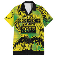 Cook Islands Marathon 2025-Pursuit in Paradise Hawaiian Shirt Special Edition LT03 Yellow-Green - Polynesian Pride