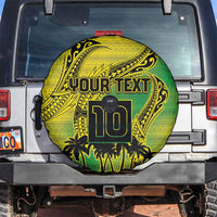 Cook Islands Marathon 2025-Pursuit in Paradise Spare Tire Cover Special Edition LT03 Yellow-Green - Polynesian Pride