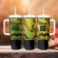 Cook Islands Marathon 2025-Pursuit in Paradise Tumbler With Handle Special Edition LT03 - Polynesian Pride