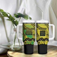 Cook Islands Marathon 2025-Pursuit in Paradise Tumbler With Handle Special Edition LT03 - Polynesian Pride
