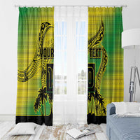 Cook Islands Marathon 2025-Pursuit in Paradise Window Curtain Special Edition LT03 - Polynesian Pride