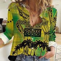Cook Islands Marathon 2025-Pursuit in Paradise Women Casual Shirt Special Edition
