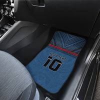 Custom Toa Samoa Rugby Car Mats Samoan Warrior Ula Fala Tribal Pattern LT03 - Polynesian Pride