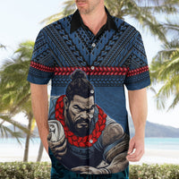 Custom Toa Samoa Rugby Hawaiian Shirt Samoan Warrior Ula Fala Tribal Pattern LT03 - Polynesian Pride