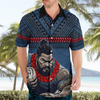 Custom Toa Samoa Rugby Hawaiian Shirt Samoan Warrior Ula Fala Tribal Pattern LT03 - Polynesian Pride