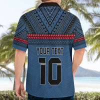 Custom Toa Samoa Rugby Hawaiian Shirt Samoan Warrior Ula Fala Tribal Pattern LT03 - Polynesian Pride