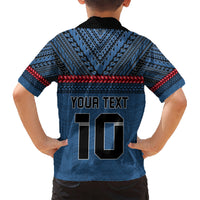 Custom Toa Samoa Rugby Hawaiian Shirt Samoan Warrior Ula Fala Tribal Pattern LT03 - Polynesian Pride