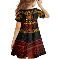 Papua New Guinea Bird-of-Paradise Family Matching Tank Maxi Dress and Hawaiian Shirt Coat of Arms and Tribal Patterns LT03 - Polynesian Pride