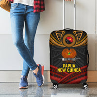 Papua New Guinea Bird-of-Paradise Luggage Cover Coat of Arms and Tribal Patterns