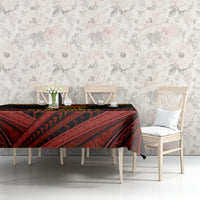 Papua New Guinea Bird-of-Paradise Tablecloth Coat of Arms and Tribal Patterns LT03 - Polynesian Pride