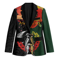 New Zealand and Australia ANZAC Day Blazer Lest We Forget Indigenous and Maori Pattern LT03 Unisex Multicolor - Polynesian Pride