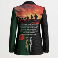 New Zealand and Australia ANZAC Day Blazer Lest We Forget Indigenous and Maori Pattern LT03 - Polynesian Pride