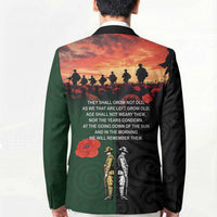 New Zealand and Australia ANZAC Day Blazer Lest We Forget Indigenous and Maori Pattern LT03 - Polynesian Pride