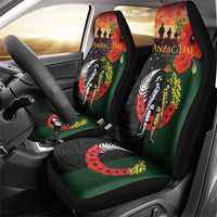 New Zealand and Australia ANZAC Day Car Seat Cover Lest We Forget Indigenous and Maori Pattern LT03 - Polynesian Pride