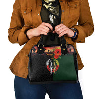 New Zealand and Australia ANZAC Day Shoulder Handbag Lest We Forget Indigenous and Maori Pattern LT03 - Polynesian Pride