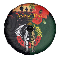 New Zealand and Australia ANZAC Day Spare Tire Cover Lest We Forget Indigenous and Maori Pattern