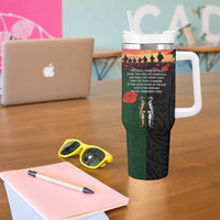 New Zealand and Australia ANZAC Day Tumbler With Handle Lest We Forget Indigenous and Maori Pattern LT03 - Polynesian Pride