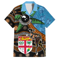 Fiji and Australia Family Matching Tank Maxi Dress and Hawaiian Shirt Fijian and Aboriginal mix Culture