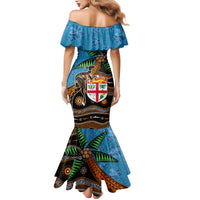 Fiji and Australia Mermaid Dress Fijian and Aboriginal mix Culture LT03 - Polynesian Pride