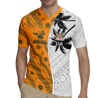 Custom Fiji and Australia Rugby Rugby Jersey Tapa Mix Aboriginal Pattern Half Style