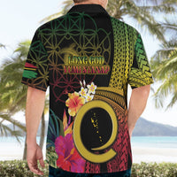 Vanuatu Independence Day Hawaiian Shirt Sand Drawing Melanesian Vibes LT03 - Polynesian Pride