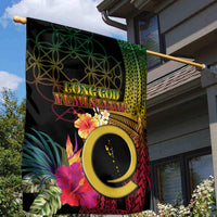 Vanuatu Selebretem 44th Indipendens Dei Garden Flag Sand Drawing Melanesian Vibes LT03 - Polynesian Pride