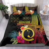 Vanuatu Shefa Day Bedding Set Sand Drawing Melanesian LT03 - Polynesian Pride