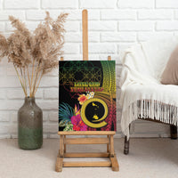 Vanuatu Shefa Day Canvas Wall Art Sand Drawing Melanesian LT03 - Polynesian Pride