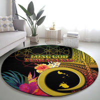 Vanuatu Shefa Day Round Carpet Sand Drawing Melanesian