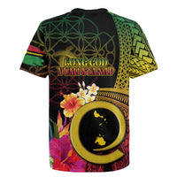 Vanuatu Shefa Day Rugby Jersey Sand Drawing Melanesian