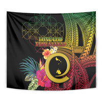 Vanuatu Shefa Day Tapestry Sand Drawing Melanesian LT03 - Polynesian Pride