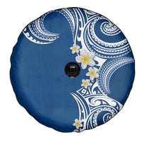 Aloha Polynesian Plumeria Flower Spare Tire Cover Blue Color LT03 - Polynesian Pride