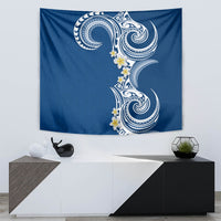 Aloha Polynesian Plumeria Flower Tapestry Blue Color LT03 - Polynesian Pride