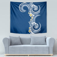 Aloha Polynesian Plumeria Flower Tapestry Blue Color LT03 - Polynesian Pride